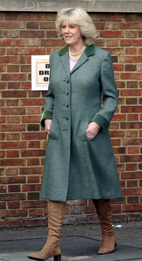Queen Camilla formerly wore a similar green coat