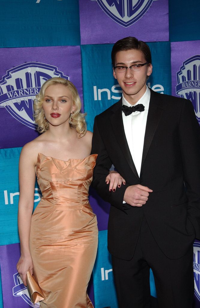 Scarlett Johansson and her twin brother, Hunter