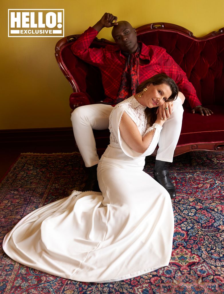 Martha Louise from Norway and shaman Durek Verrett pose for an exclusive pre-wedding shoot with HELLO!