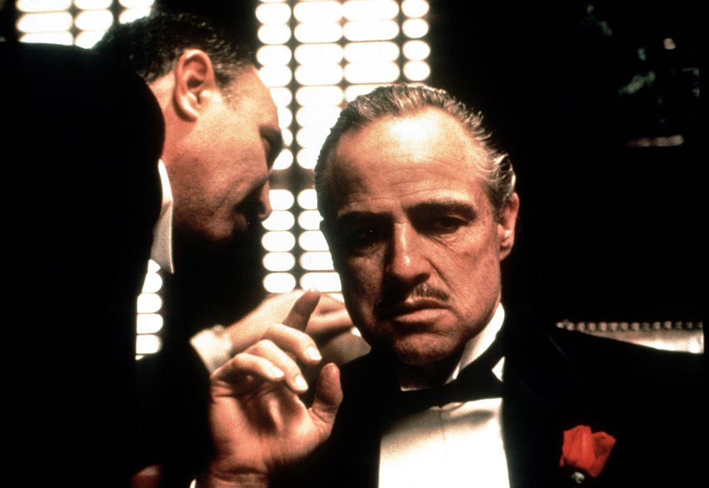 Marlon Brando in The Godfather 