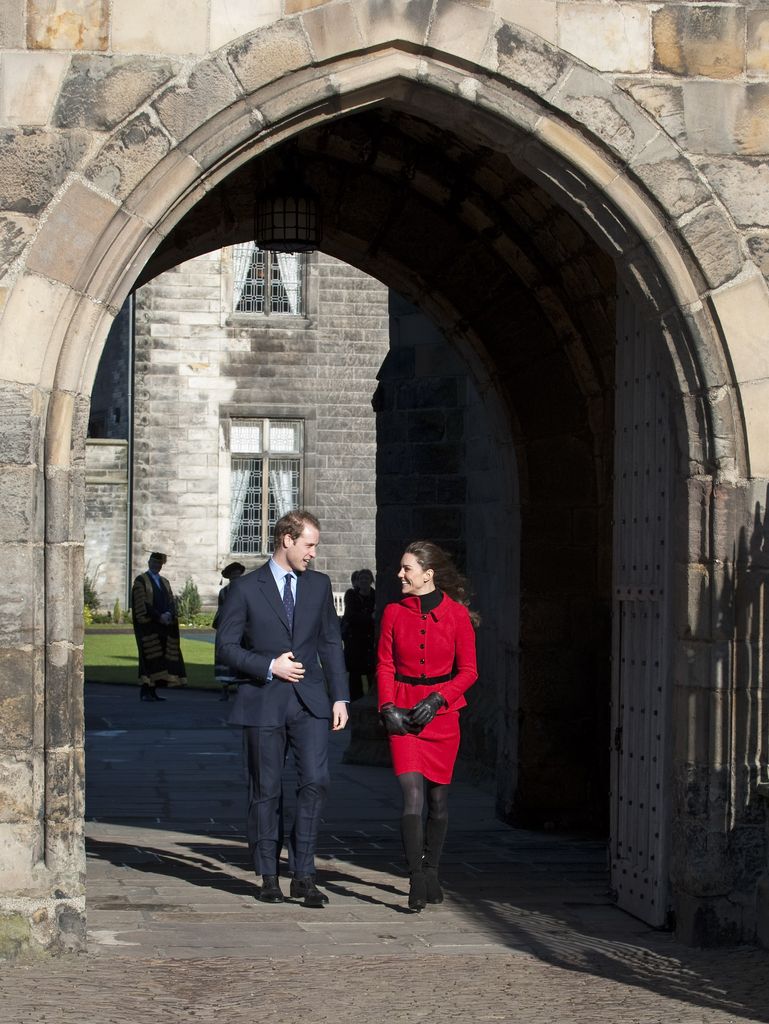 Prince William and Kate visit the University Of St Andrews