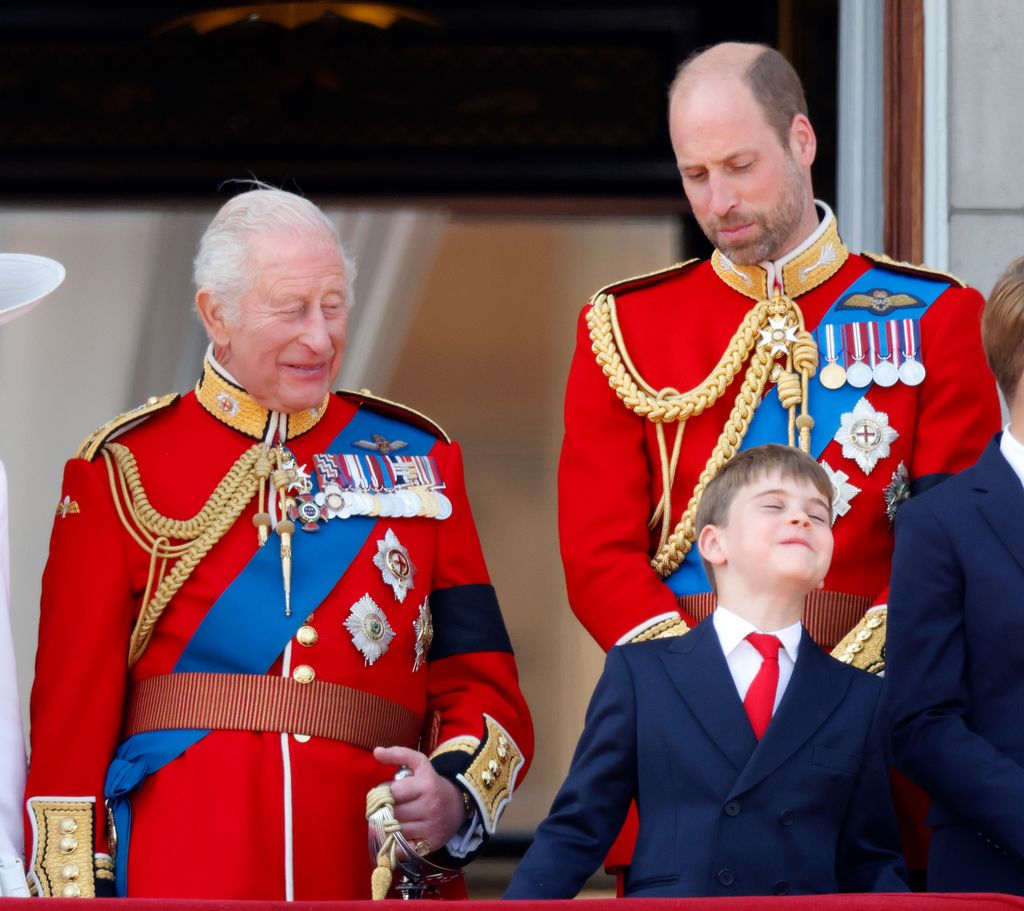 King Charles with William and Louis