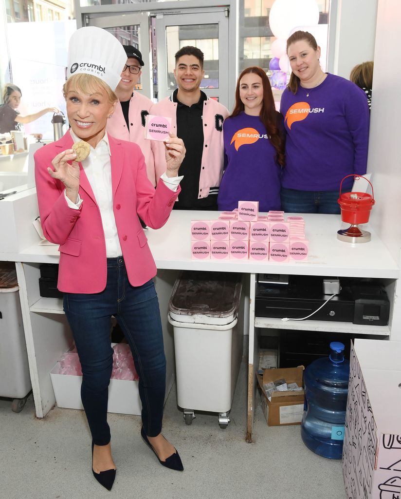 Barbara Corcoran attended Semrush and Crumbl`s National Random Acts of Kindness Day event in NYC
