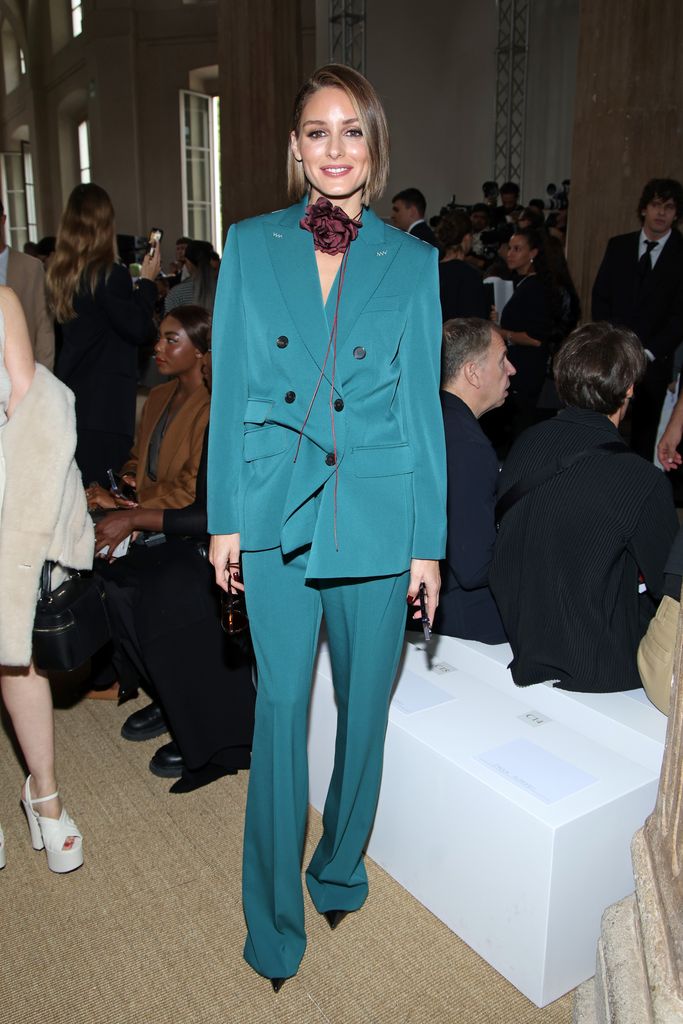 Olivia Palermo  attends the Max Mara fashion show during the Milan Fashion Week Womenswear Spring/Summer 2024 on September 21, 2023 in Milan, Italy. (Photo by Daniele Venturelli/WireImage)