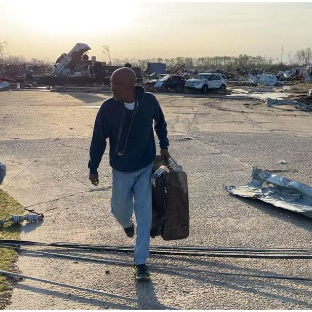 David Muir shares pictures of Erwin Macon, survivor of Mississippi tornadoes