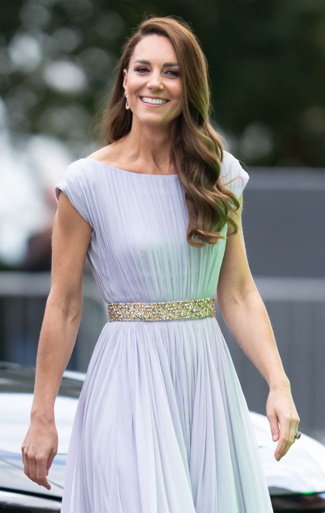 Kate Middleton comparece ao Earthshot Prize 2021 no Alexandra Palace em 17 de outubro de 2021 em Londres, Inglaterra.