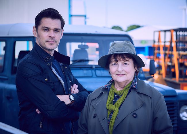 Brenda Blethyn and Aiden Healy pose for official photos