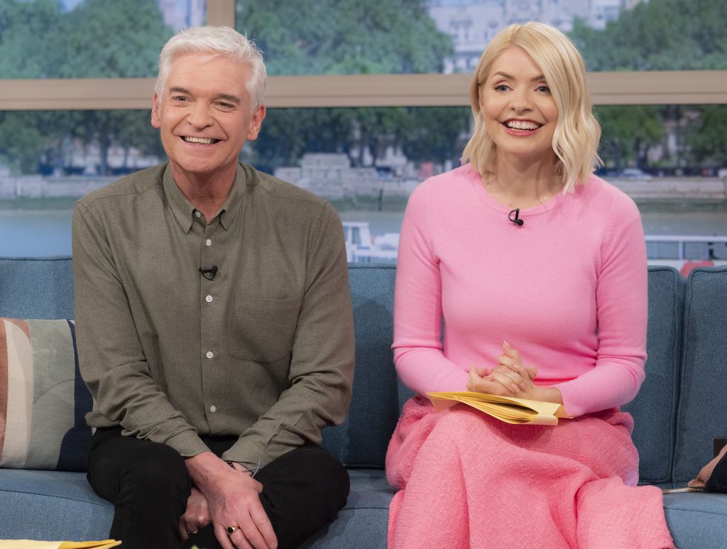 Phillip Schofield and Holly Willoughby this morning