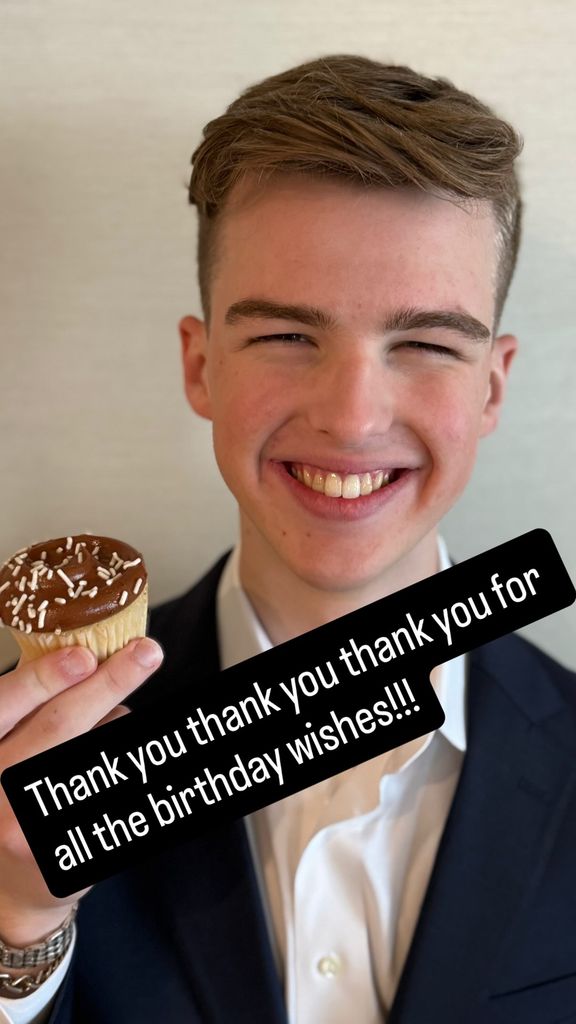 Iain Armitage on his 17th birthday