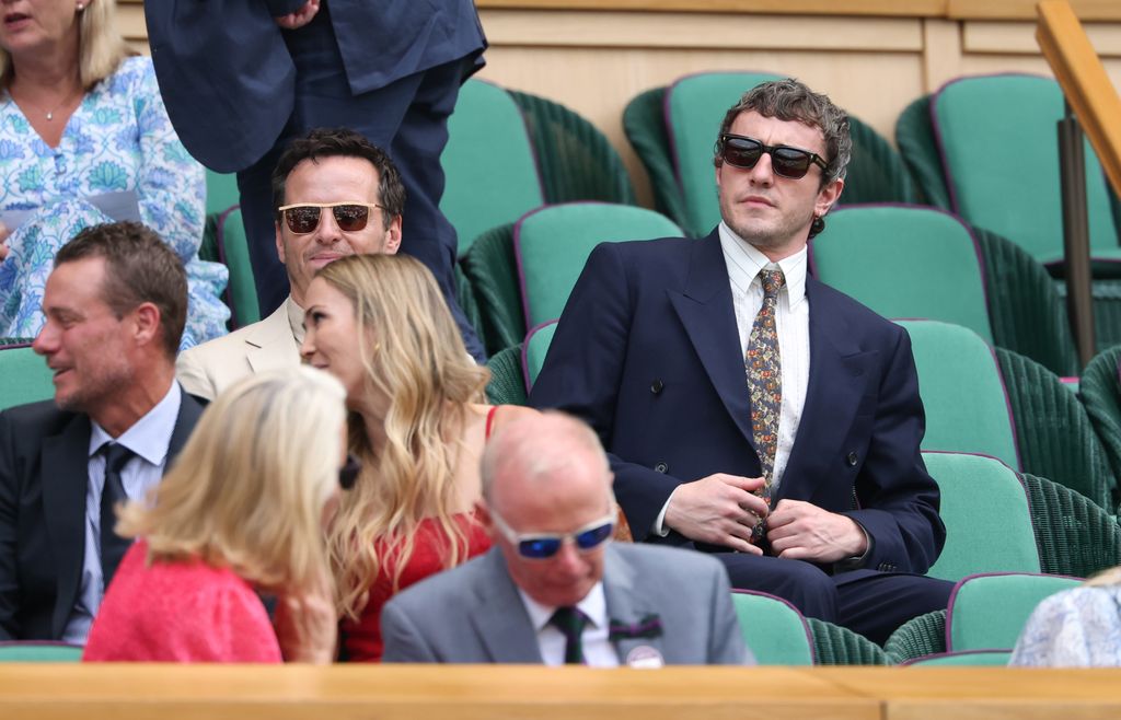 paul mescal in suit at wimbledon
