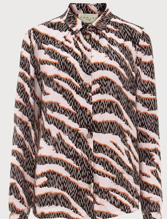 damsel blouse zebra print