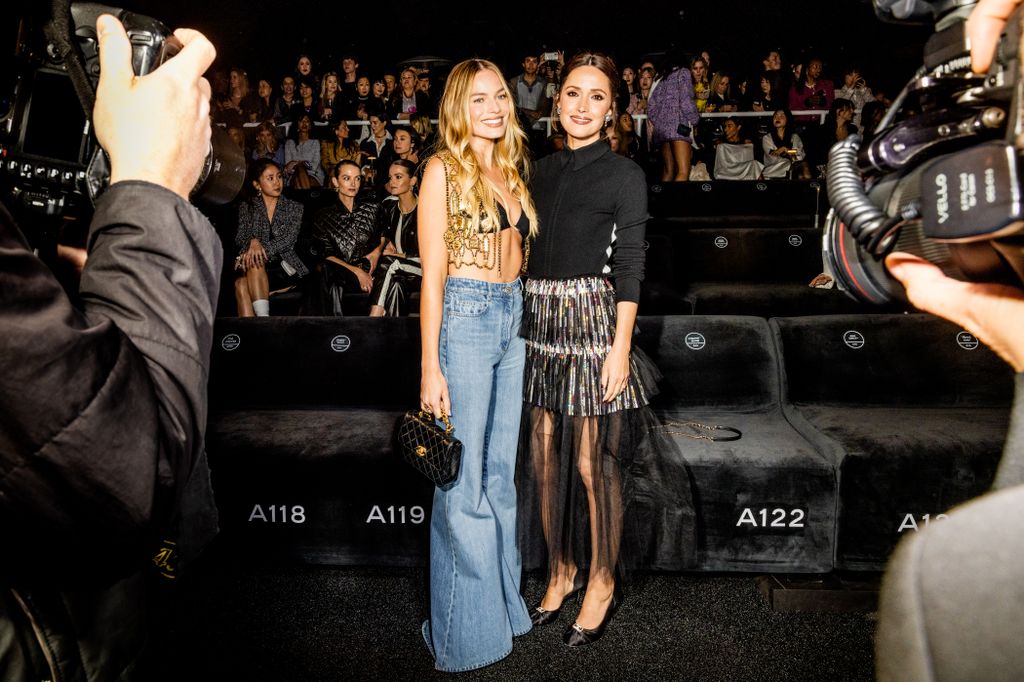 Margot was joined by beloved comedian and actress Rose Byrne on the front row
