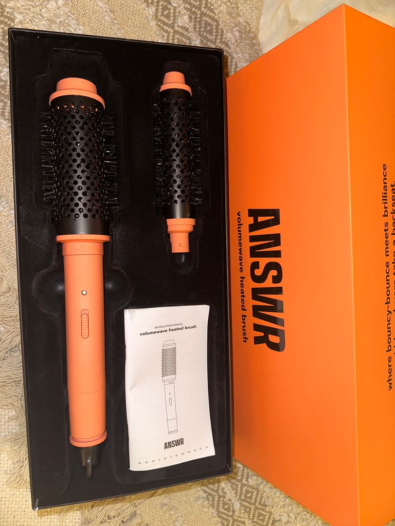 orange heated brush kit