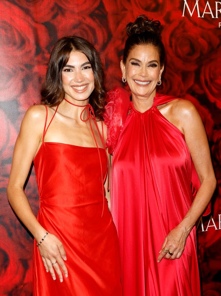 Emerson Tenney and Teri Hatcher attend the Remus Lifestyle Night on August 1, 2024 in Palma de Mallorca, Spain