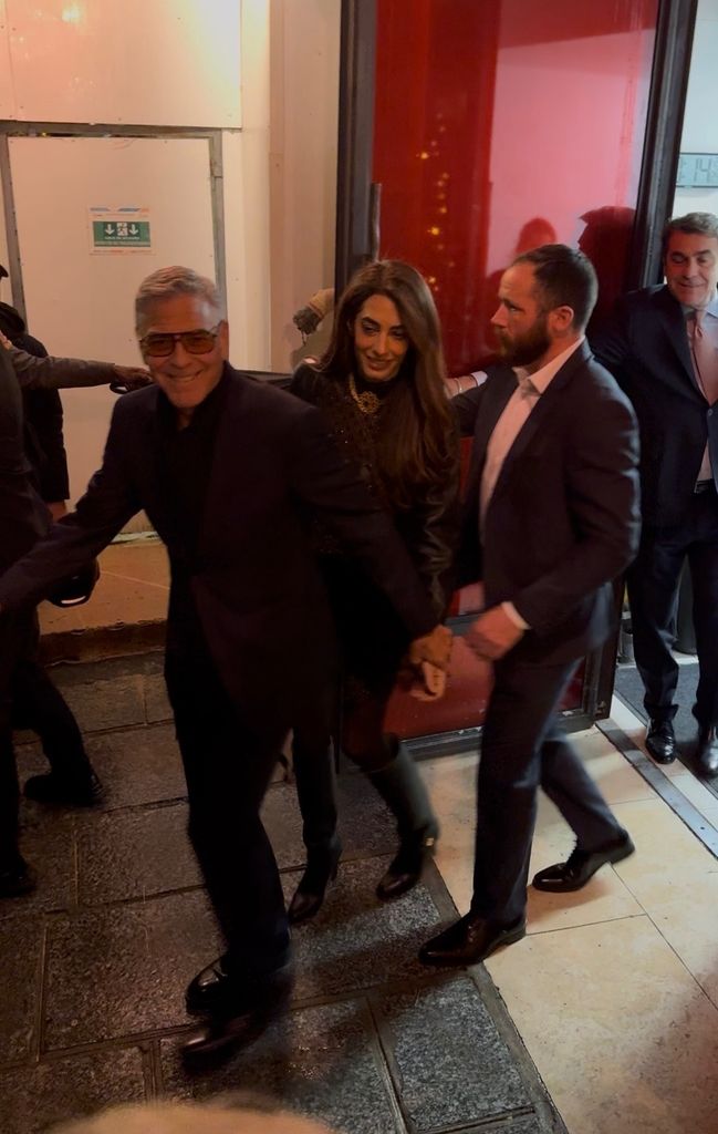   George Clooney and Amal Clooney were seen enjoying an evening out in Paris.
