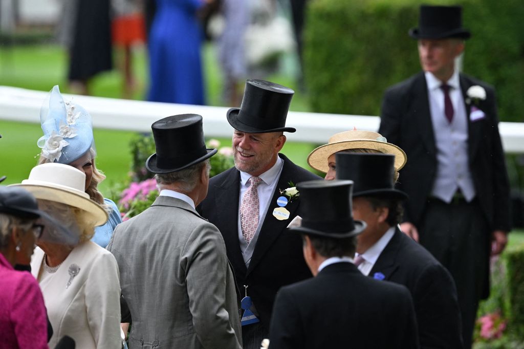 Mike Tindall arrives to attend the races on the first day of the Royal Ascot horse racing meeting