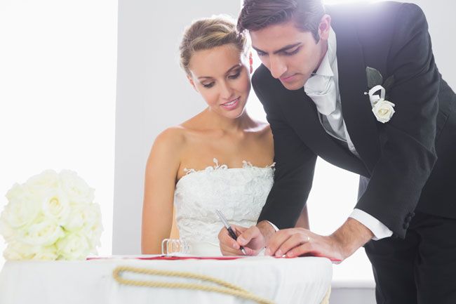 wedding register