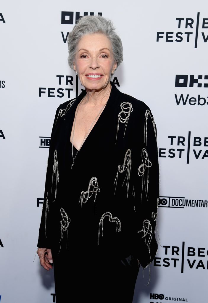 Elizabeth Weber attends the 2025 Tribeca Festival opening night premiere of "Billy Joel: And So It Goes" 