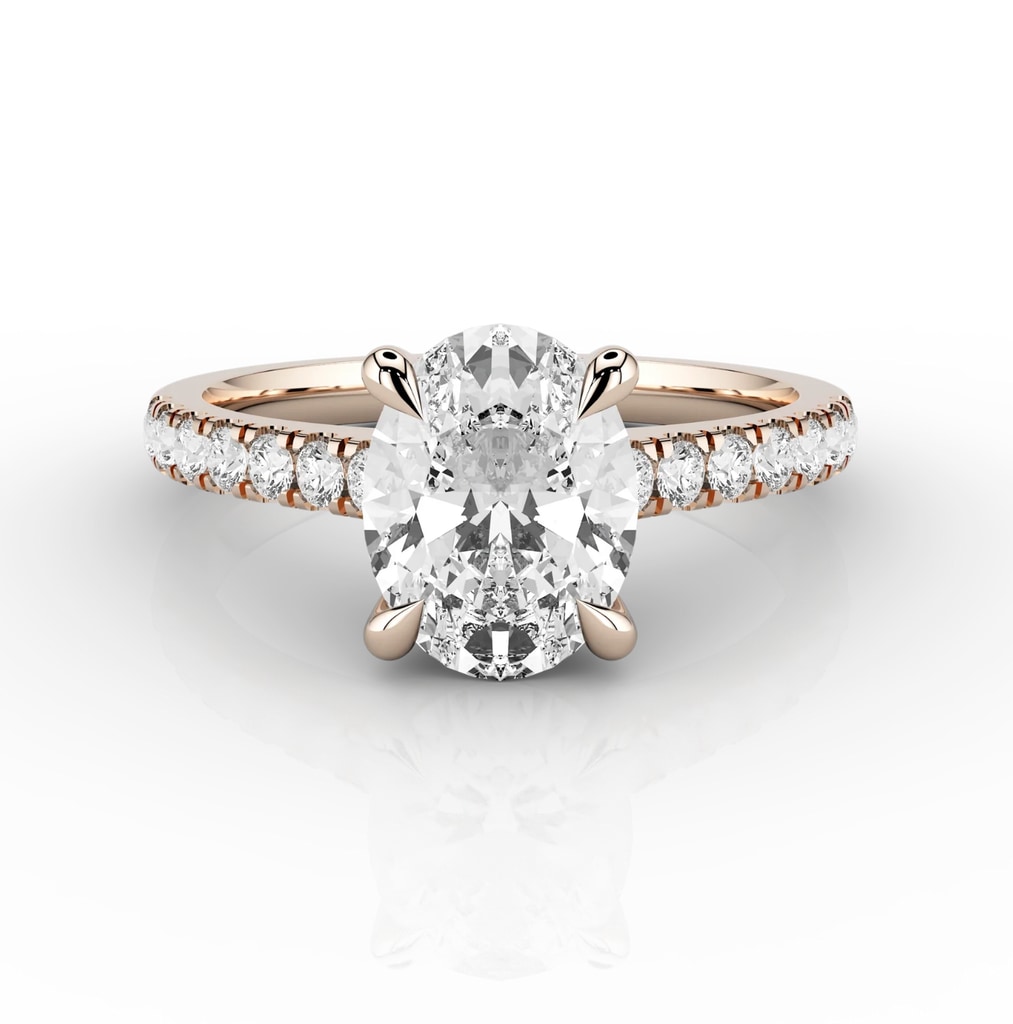 Luna Classic Four-Claw Solitaire Engagement Ring