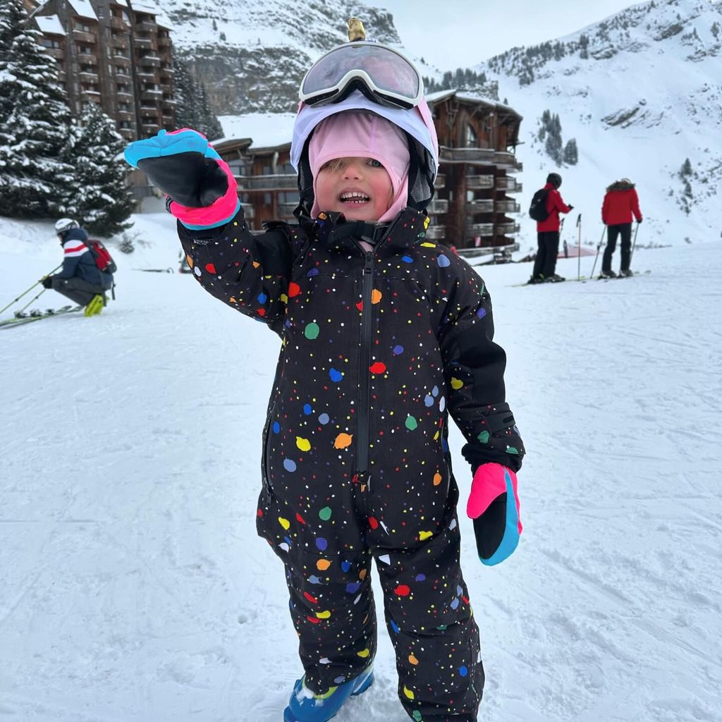 Gigi in her ski gear