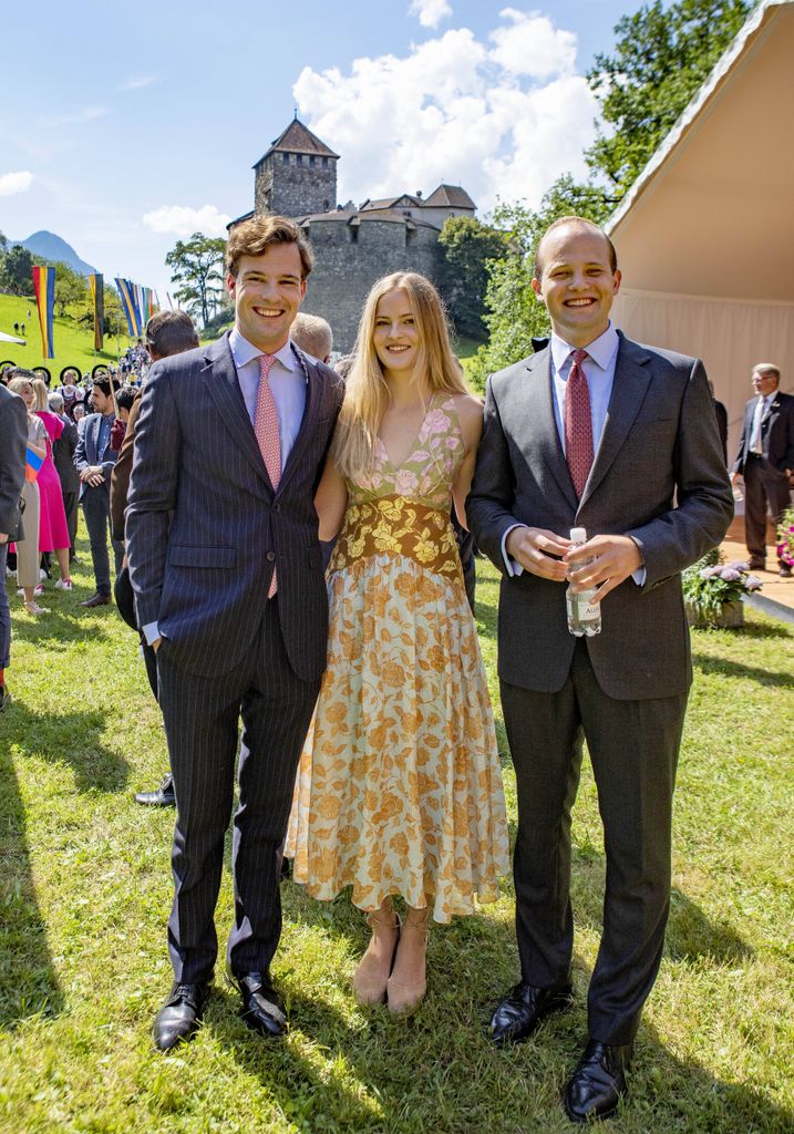 Prince Joseph Wenzel, Princess Marie Caroline and Prince Nikolaus