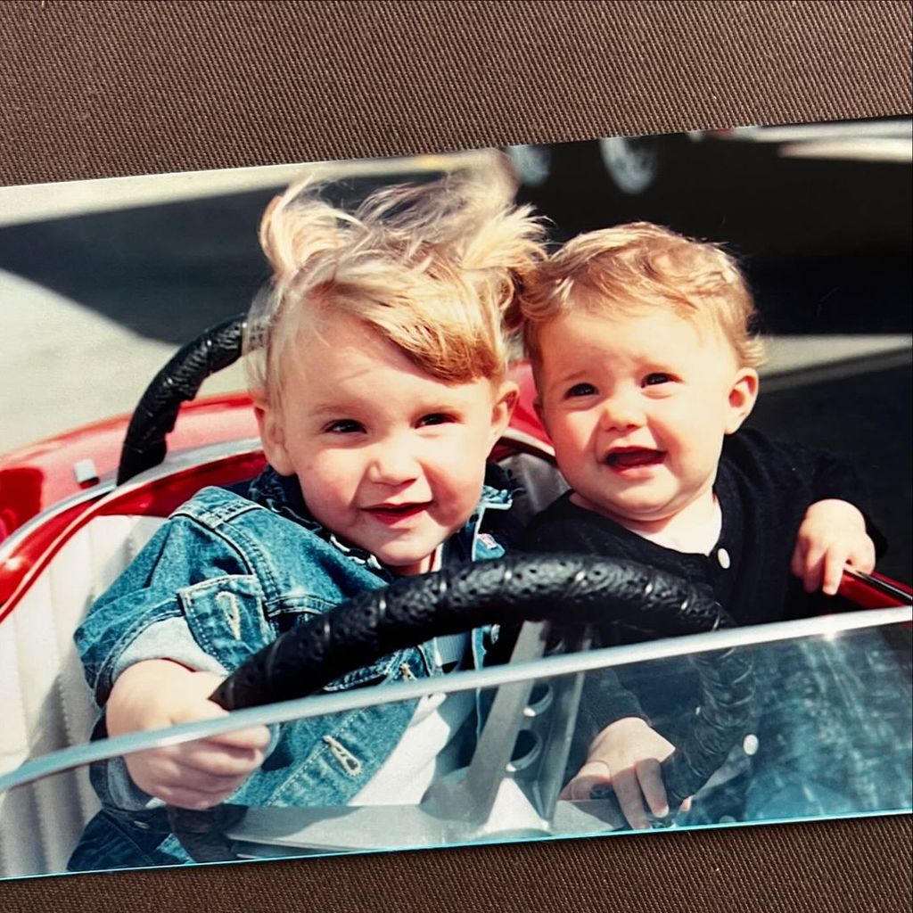 Gracie McGraw and her sister Maggie McGraw in a childhood throwback photograph, shared on Instagram