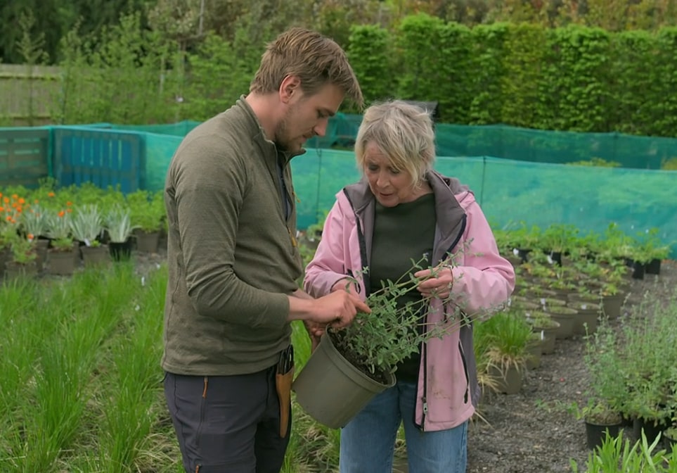 Jamie Butterworth and Carol Klein on Gardeners' World
