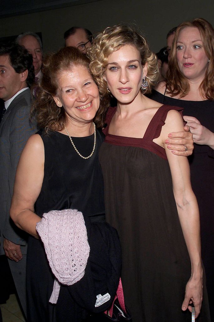 Sarah Jessica Parker with mother Barbra, who re-married and had four more children