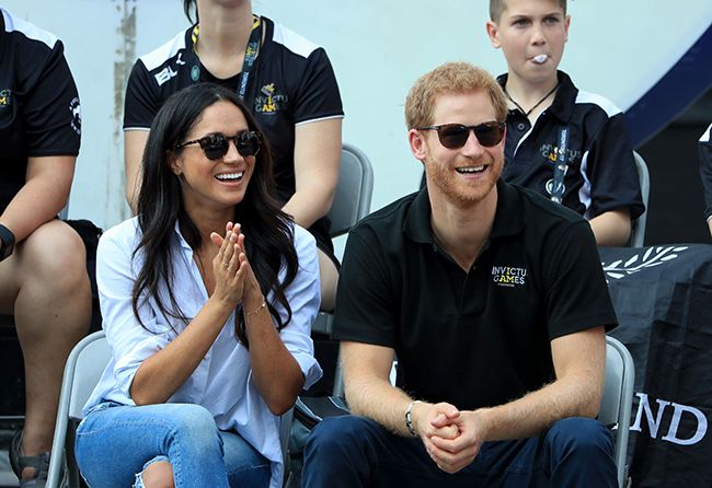 Meghan Markle next to Prince Harry at the Toronto Invictus Games back in 2017