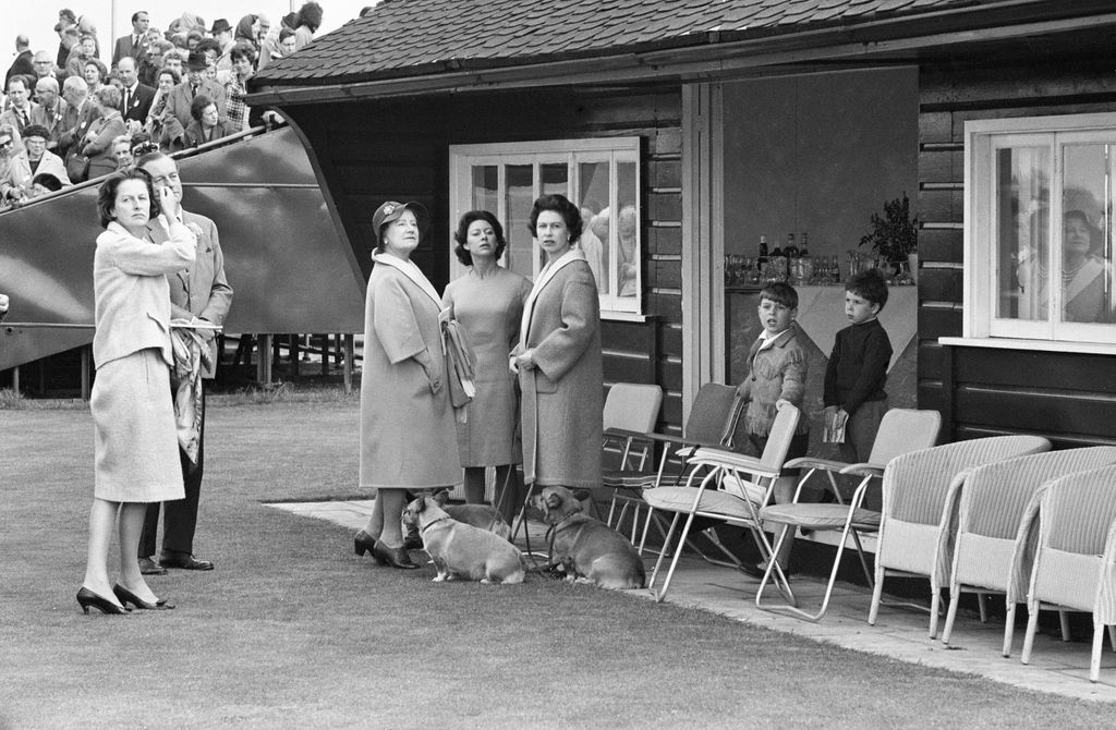 Princess Margaret and the Queen Mother