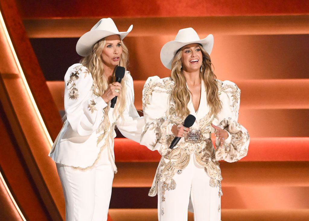 Leanne Morgan and Lainey Wilson at The 59th Annual CMA Awards