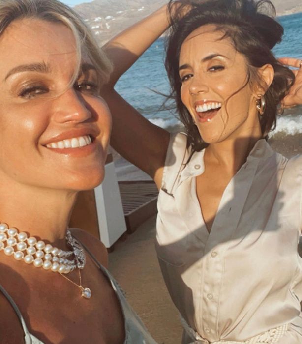 Strictly's Manrara stuns in plunging dress featuring daring