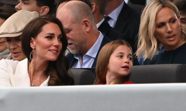 Princess Kate, Princess Charlotte and Zara Tindall