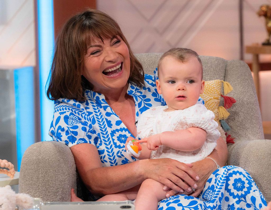 Lorraine Kelly avec sa petite-fille