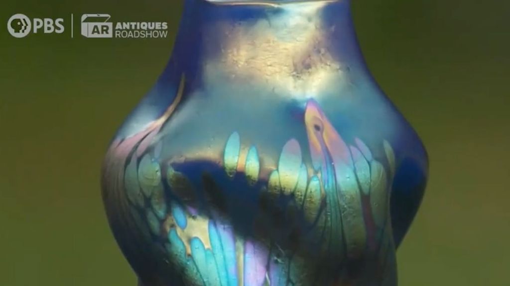 This guest's vase was a rare charity shop find