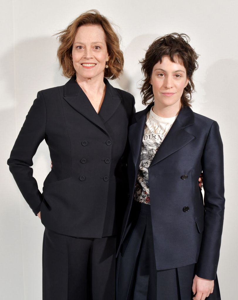 Sigourney Weaver and Shar Simpson during Paris Fashion Week in 2020