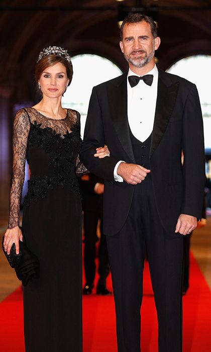 The royal also donned it for the pre-abdication dinner of Princess Beatrix of the Netherlands in 2013
