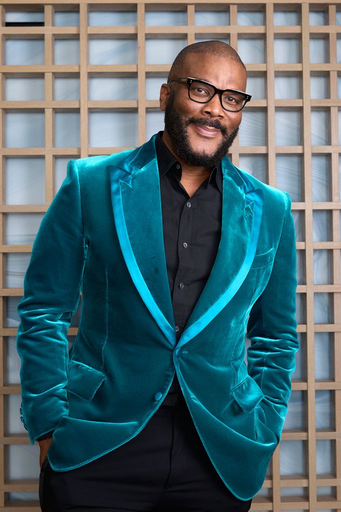 Tyler Perry poses in the IMDb Exclusive Portrait Studio at The Critics Choice Association 7th Annual Celebration of Black Cinema & Television at Fairmont Century Plaza on December 09, 2024 in Los Angeles, California