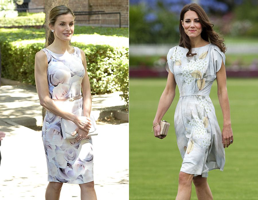kate middleton queen letizia fashion comparison summer dress