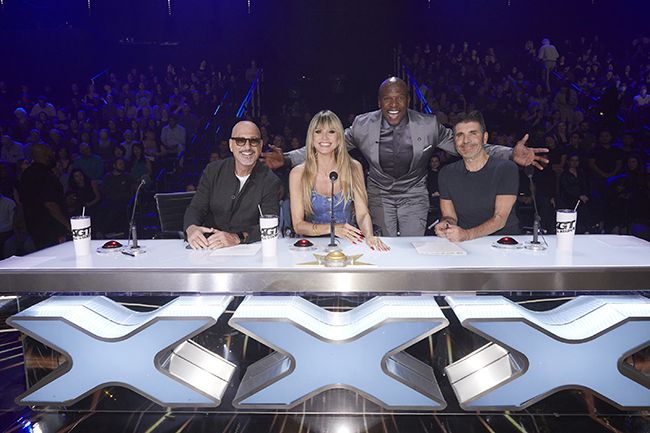 AGT All Stars judges with host Terry Crewes