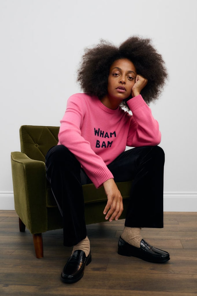 Merino Wool Rich 'Wham Bam' Relaxed Jumper