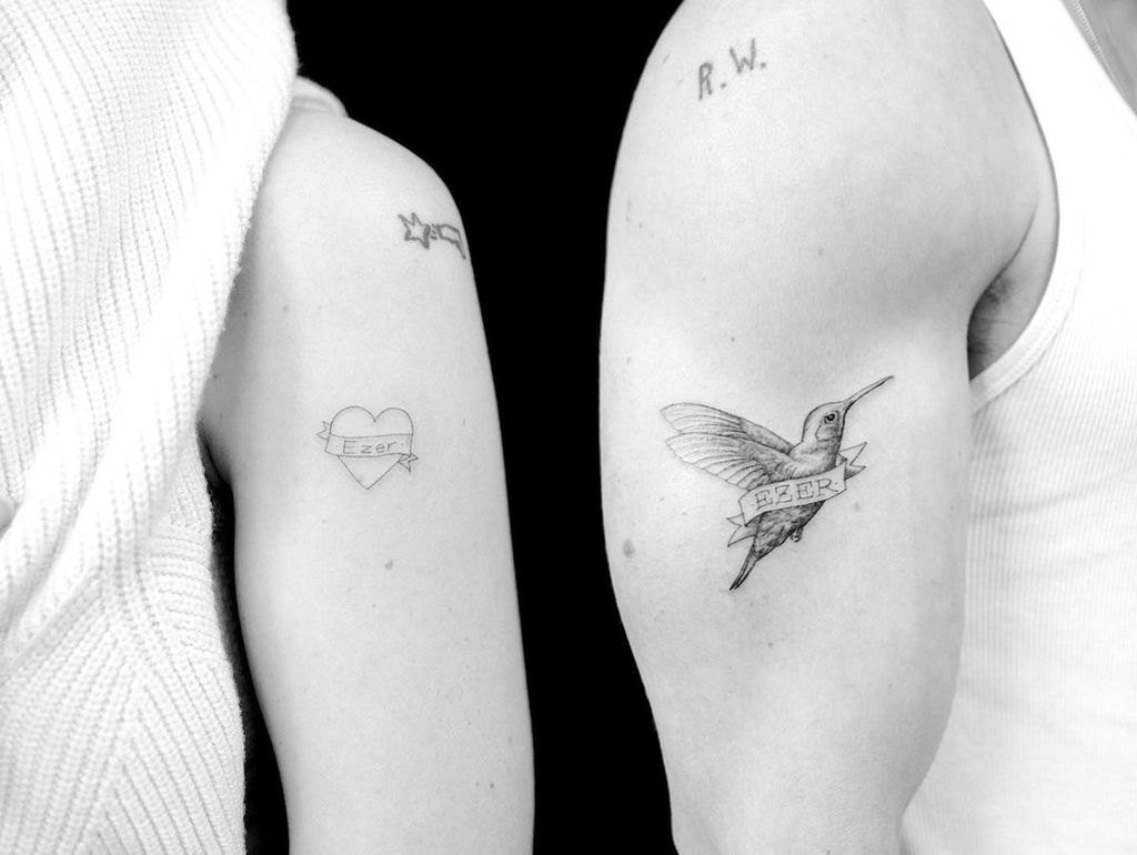 The hummingbird symbolises the actor's daughter