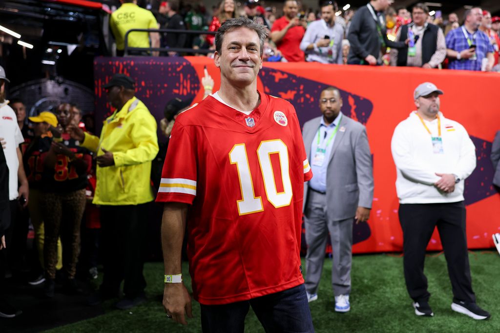 Jon Hamm at Super Bowl LIX