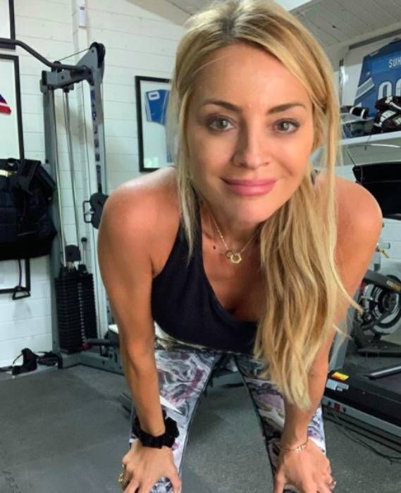 strictly tess daly home gym