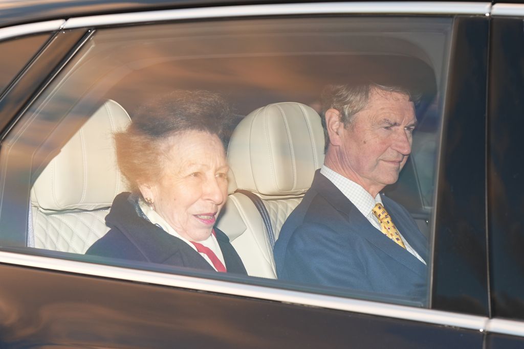 Princess Anne attended with her husband, Vice Admiral Sir Tim Laurence 