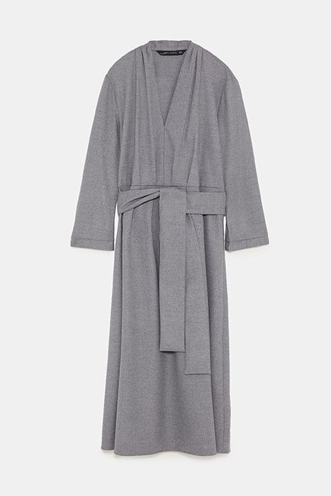 grey dress zara