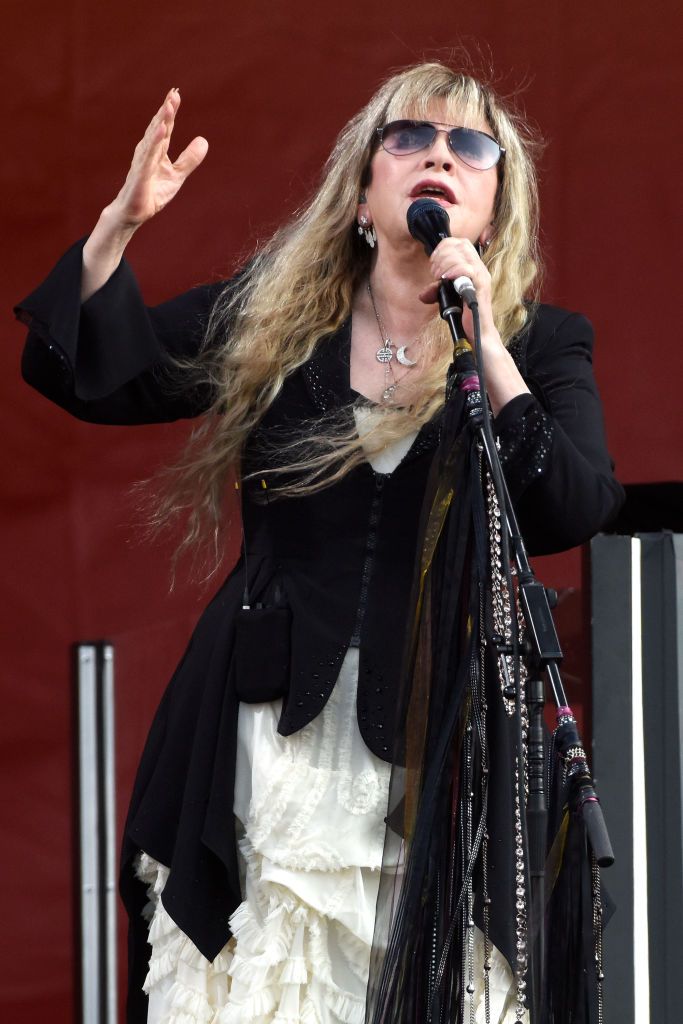 Stevie Nicks performs during the 2022 New Orleans Jazz and Heritage Festival at the Fair Grounds Racecourse on May 7, 2022 in New Orleans