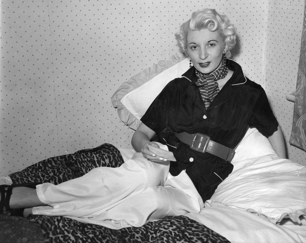 Black and white photo of Ruth Ellis 