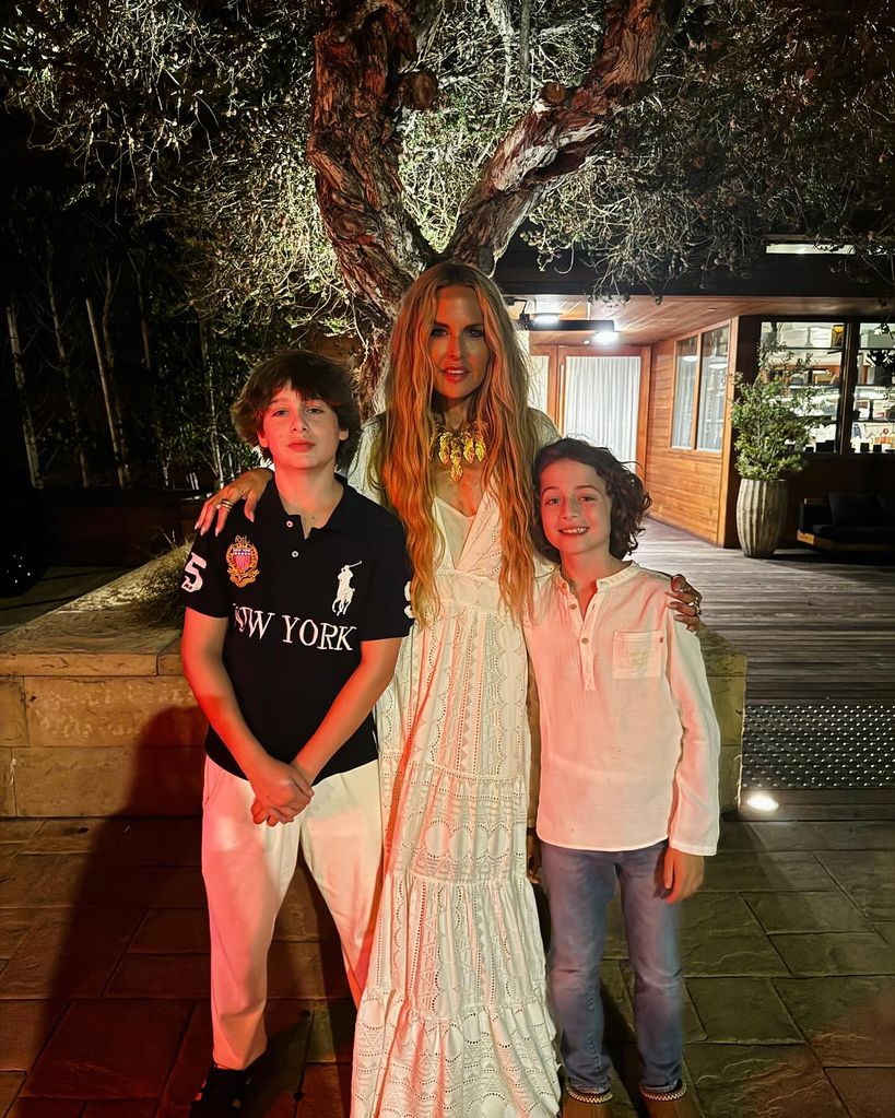 rachel zoe with her two sons