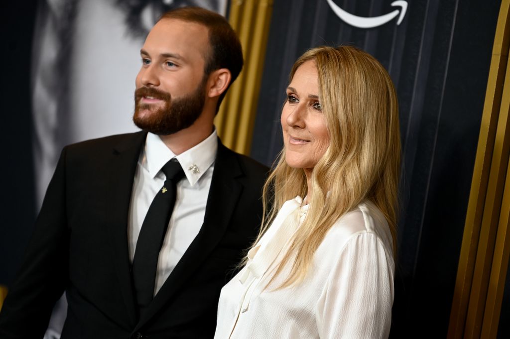 Rene-Charles Angelil and CÃ©line Dion at the "I Am: Celine Dion" NY Special Event Screening held at the Alice Tully Hall on June 17, 2024 in New York City, New York